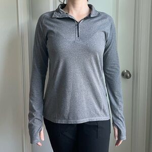 CHAMPION DuoDry Quarter Zip LS Shirt